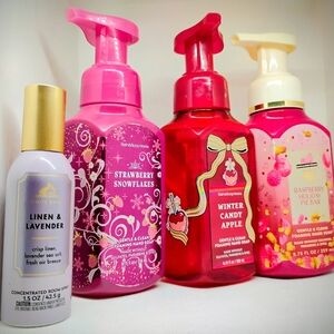 Bath & Body Works 3 Foaming Hand Soaps + 1 Bathroom Spray Combo. You Choose!